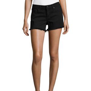 Quinn Mid-Rise Girlfriend Cutoff Shorts